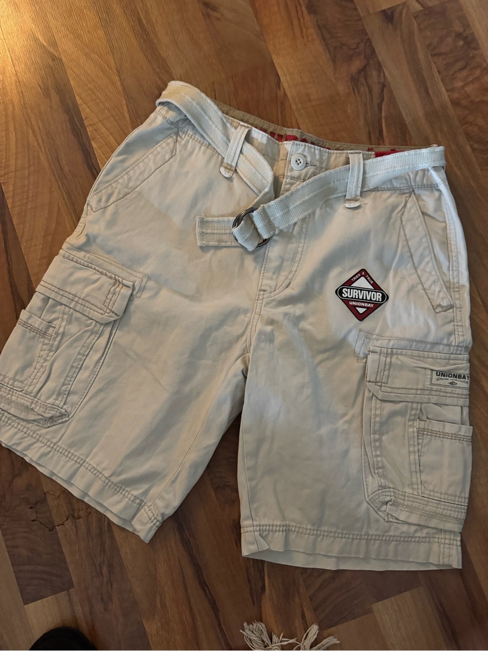 UNIONBAY Men's Cargo Shorts in Light Khaki